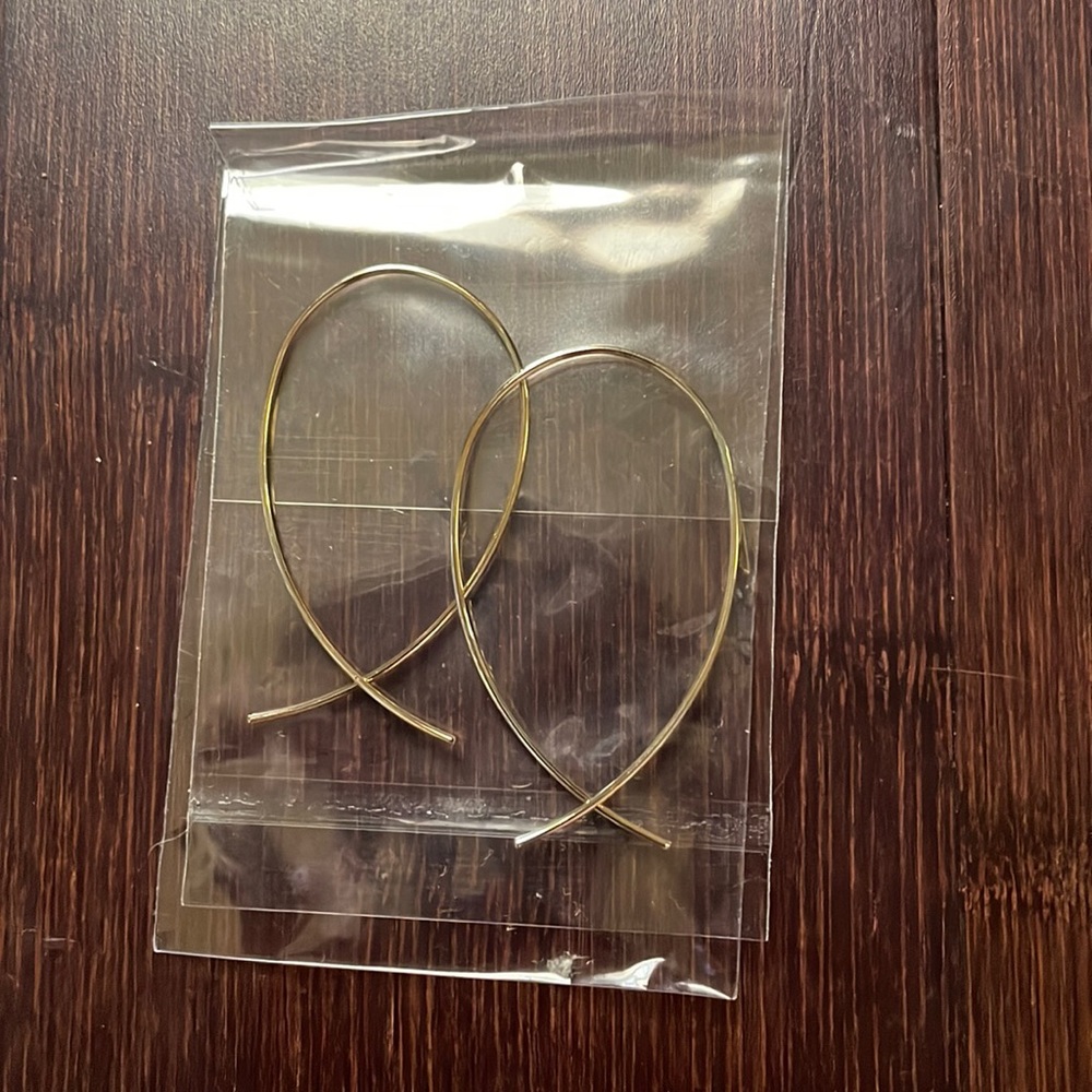 Simple Gold Earrings